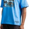 Heren Carlo Colucci | Carlo Colucci C3439 16 Icarius T-Shirt Heren Blauw Blauw