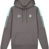 Heren Malelions | Malelions Sport Transfer Hoodie - Antra/Mint Grijs