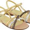 Kids Fendi Sandalen | Fendi Fendi Kinder Meisjes Sandalen Zilver Metallic