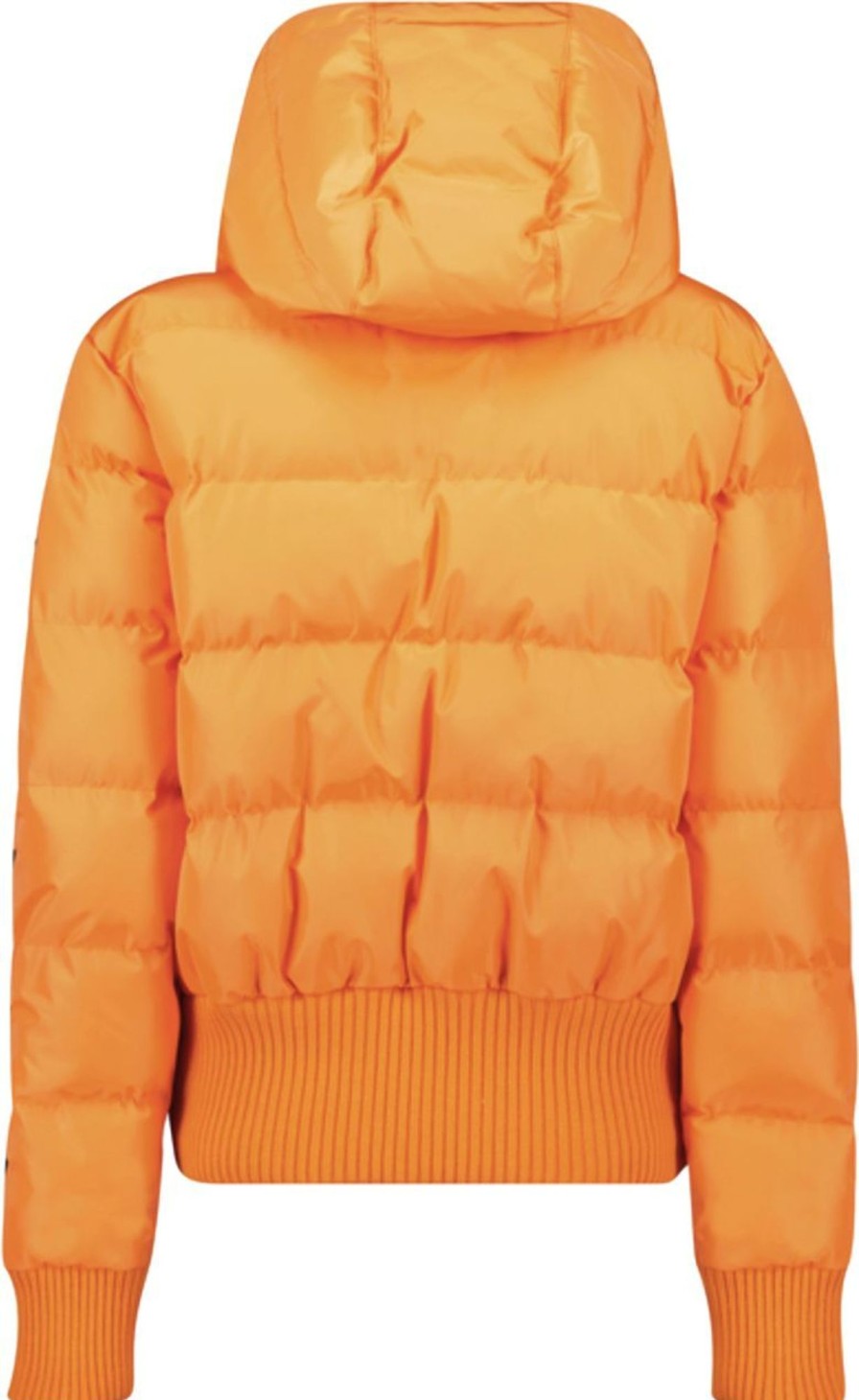 Dames Airforce Sport | Airforce Sport Taos Ski Jacket Star Vibrant Orange Oranje