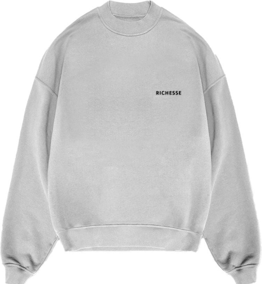 Heren Richesse | Richesse Crewneck Deluxe Grijs Grijs