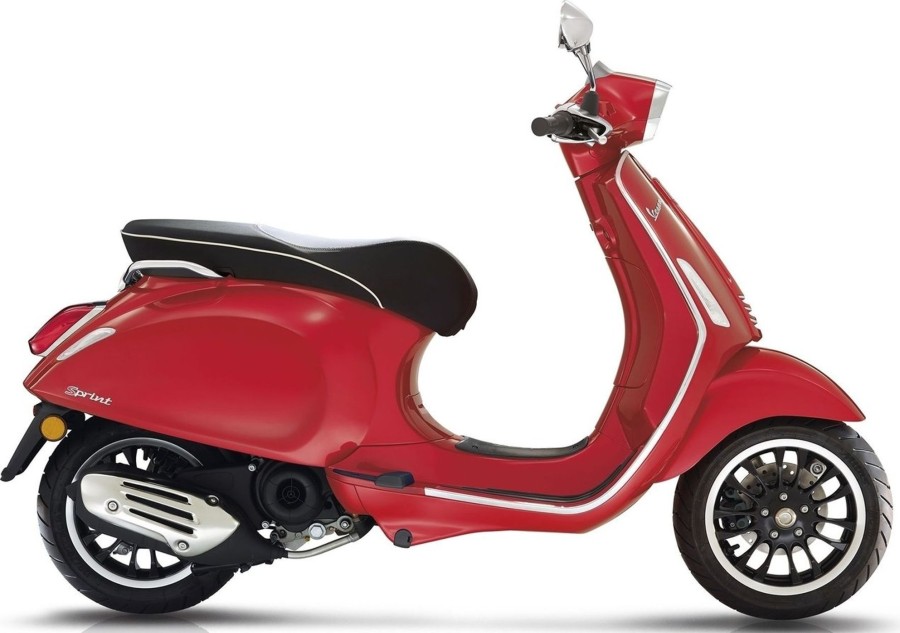 Heren Vespa | Vespa Sprint - Rosso - 45Km/H Rood