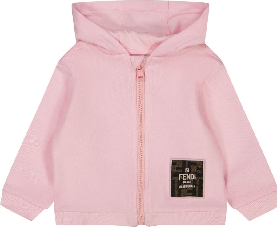 Kids Fendi Vesten | Fendi Fendi Baby Meisjes Vest Licht Roze Roze