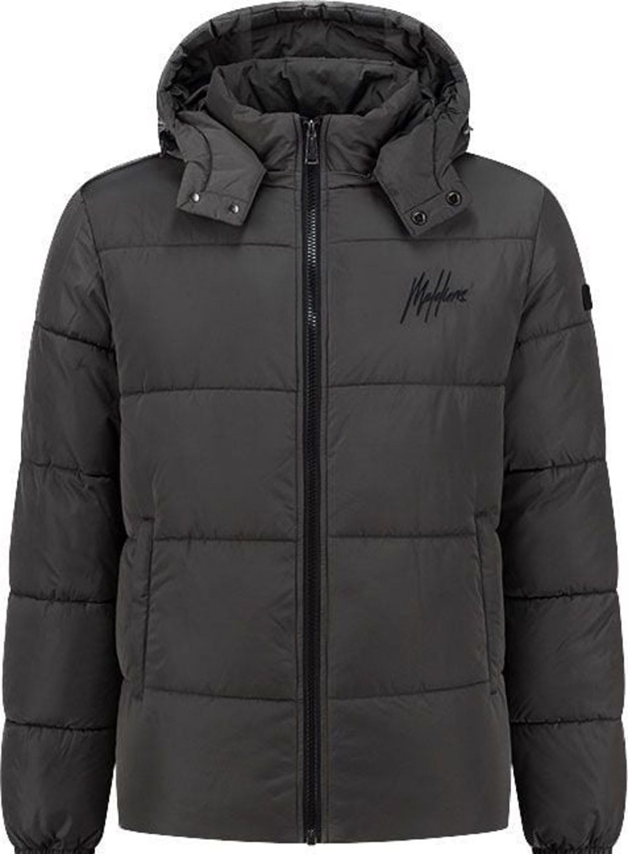 Heren Malelions | Malelions Men Donn Puffer - Antra Grijs