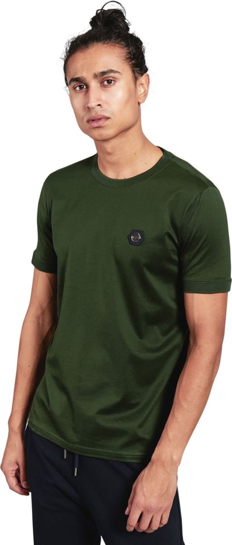 Heren My Brand | My Brand Mb Chest Badge T-Shirt Groen