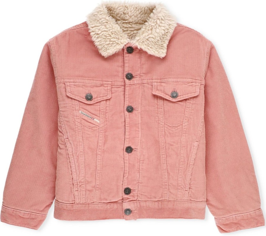 Kids Diesel Jassen | Diesel Coats Pink Neutraal