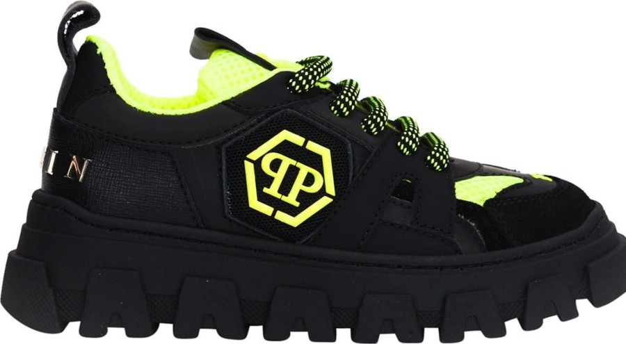 Kids Philipp Plein Sneakers | Philipp Plein 1978 Sneaker Nero Zwart