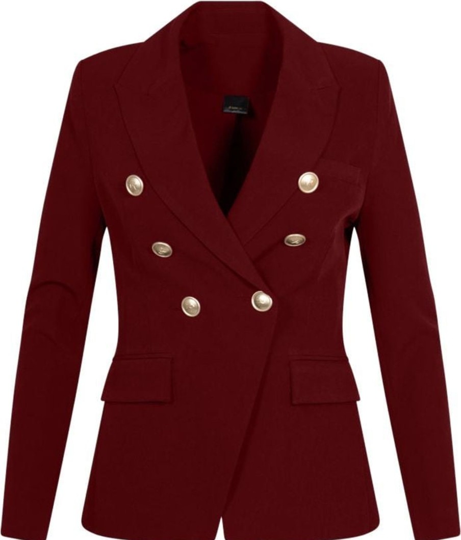 Dames Radical | Radical Blazer Pepa | Burgundy Rood