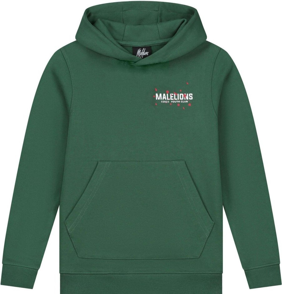 Kids Malelions Truien | Malelions Junior Youth Club Hoodie Groen