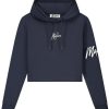 Dames Malelions | Malelions Women Captain Crop - Navy Blauw