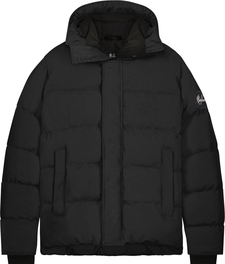 Heren Malelions | Malelions Porter Parka - Black Zwart