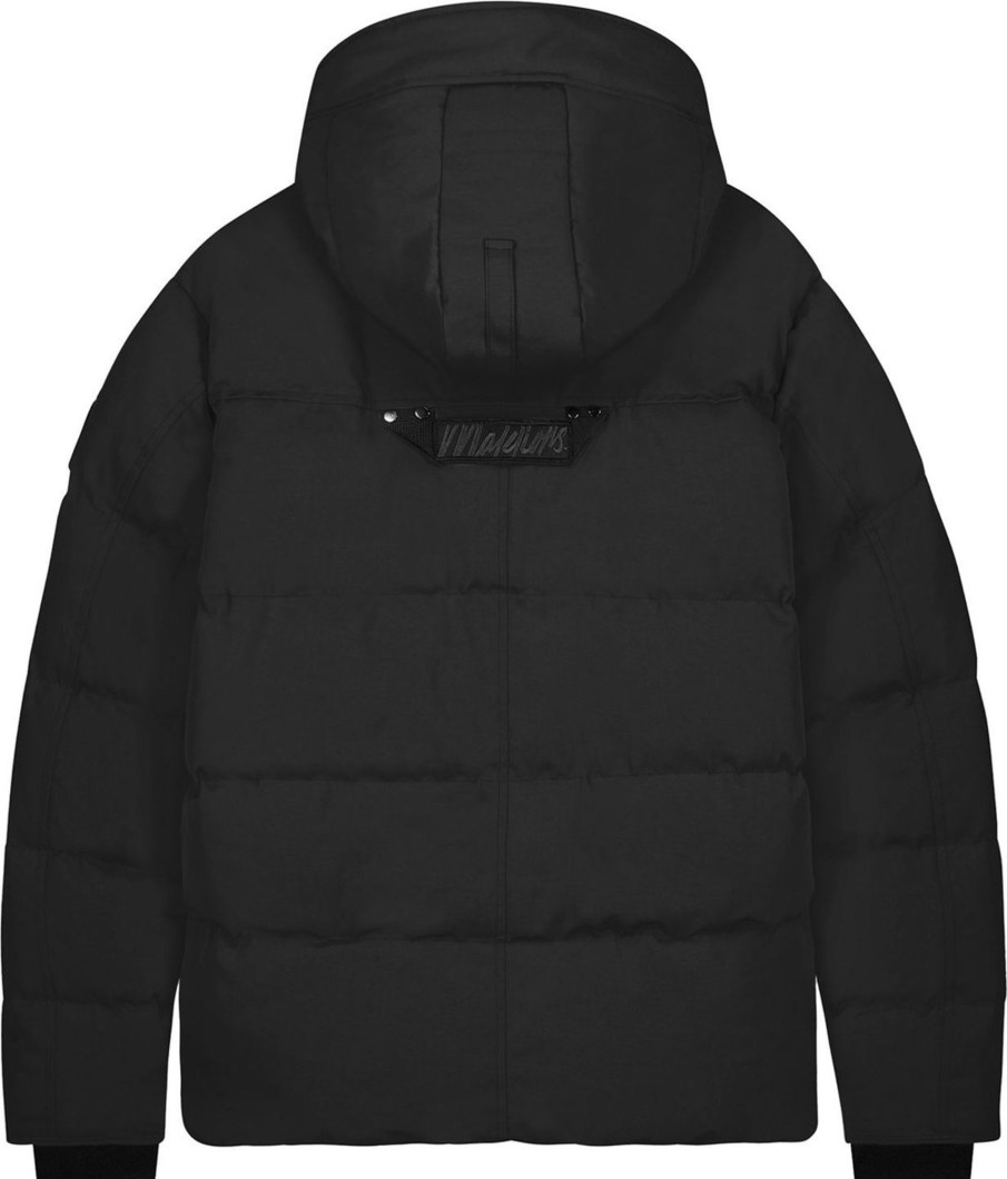 Heren Malelions | Malelions Porter Parka - Black Zwart