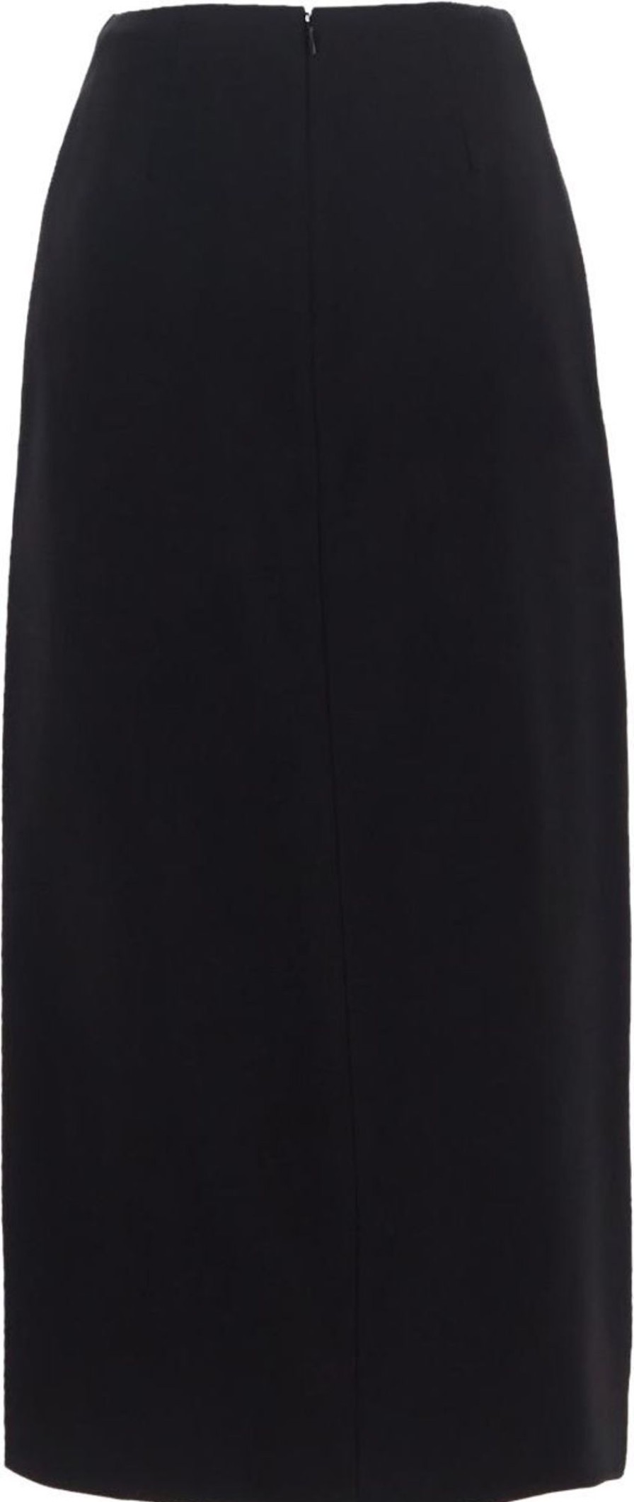 Dames Alexander McQueen | Alexander Mcqueen Black Wool Skirt Zwart