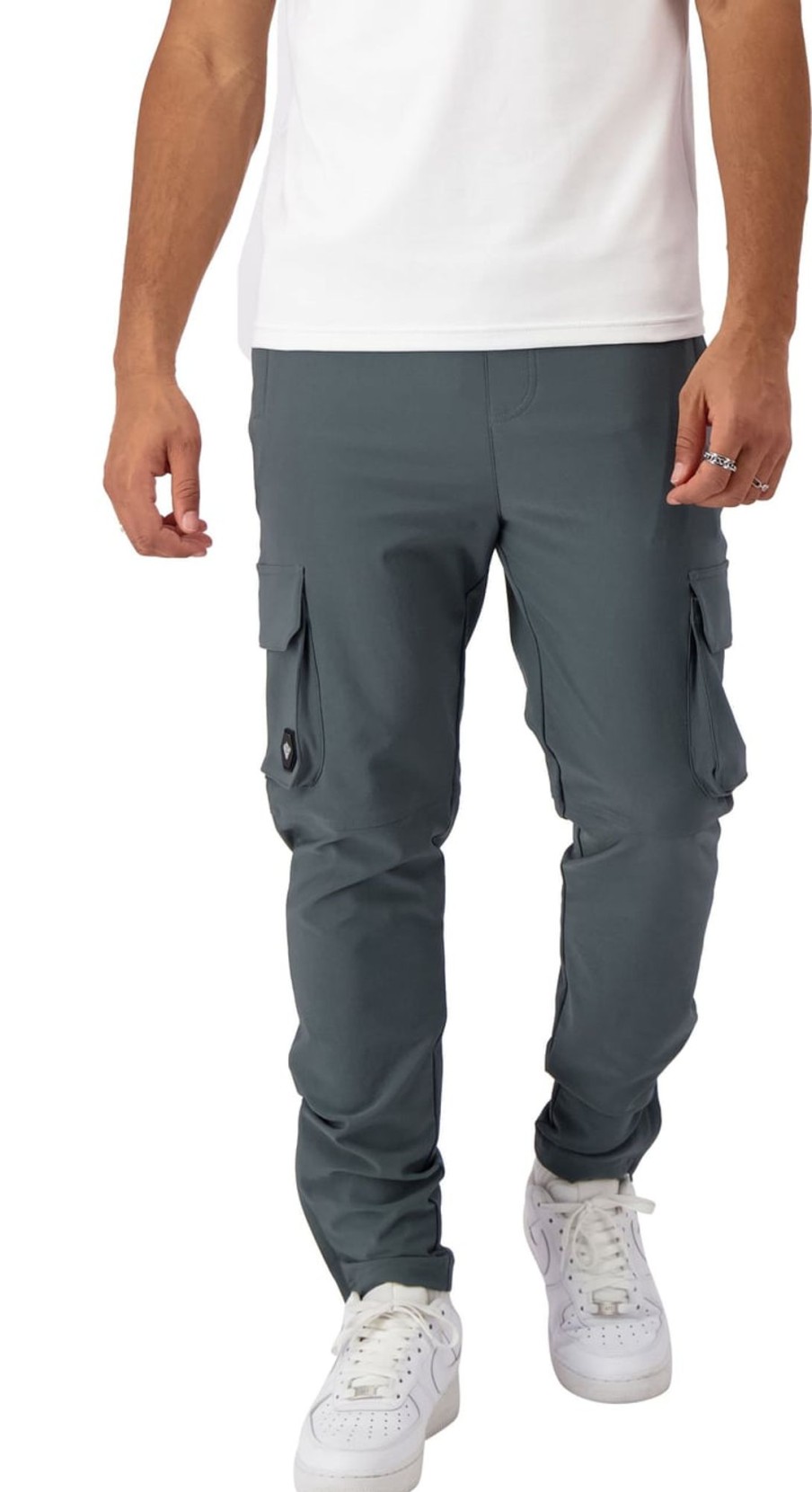 Heren Black Bananas | Black Bananas Delta Cargo Pants Grijs