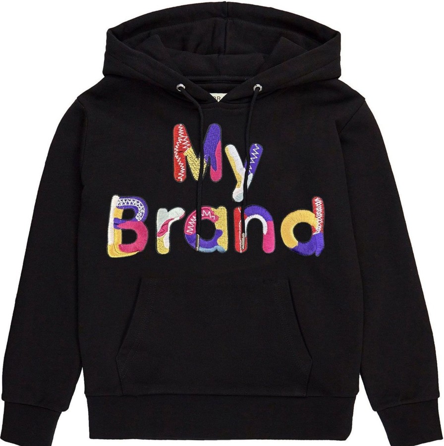 Kids My Brand T-Shirts | My Brand Mb Logo Hoodie Zwart