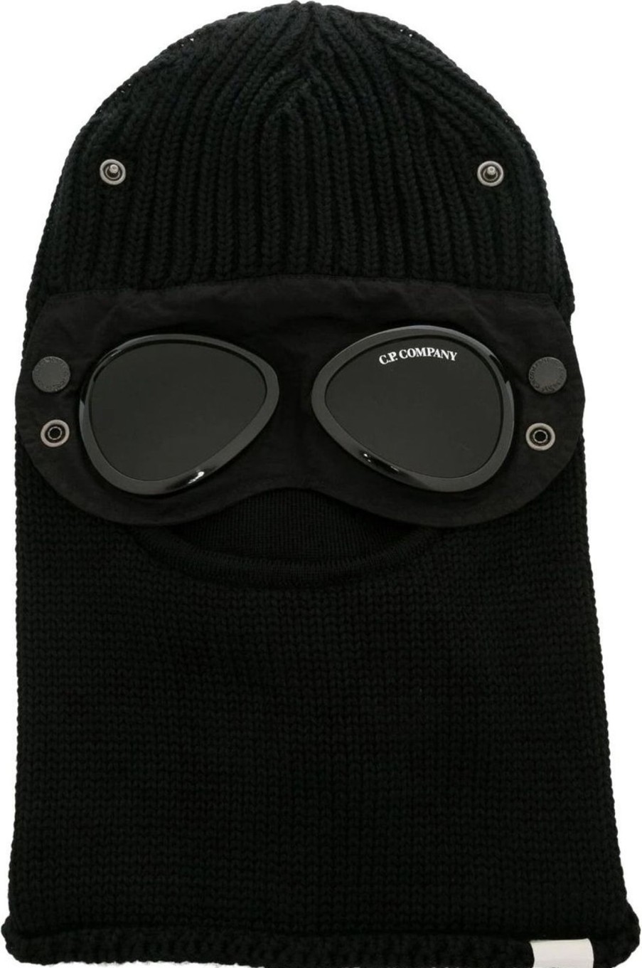 Heren CP Company | Cp Company C.P. Company Goggle Black Ski Mask Black Zwart