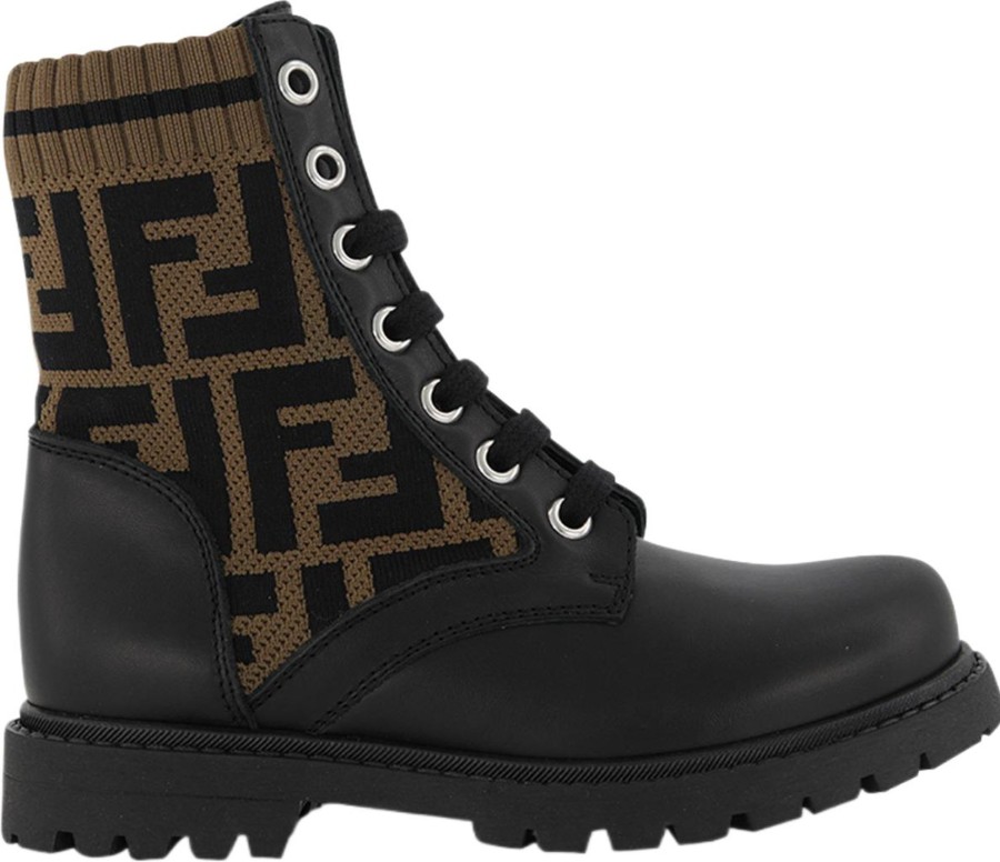 Kids Fendi Schoenen | Fendi Fendi Kinder Unisex Schoenen Zwart Zwart