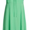 Dames Calvin Klein | Calvin Klein Calvin Klein Jurk Groen Viscose Maat L Jurken Groen Groen