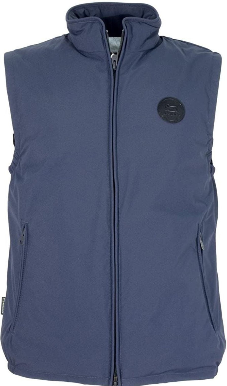 Heren Woolrich | Woolrich Gilet Uomo Liscio Pacific Blauw