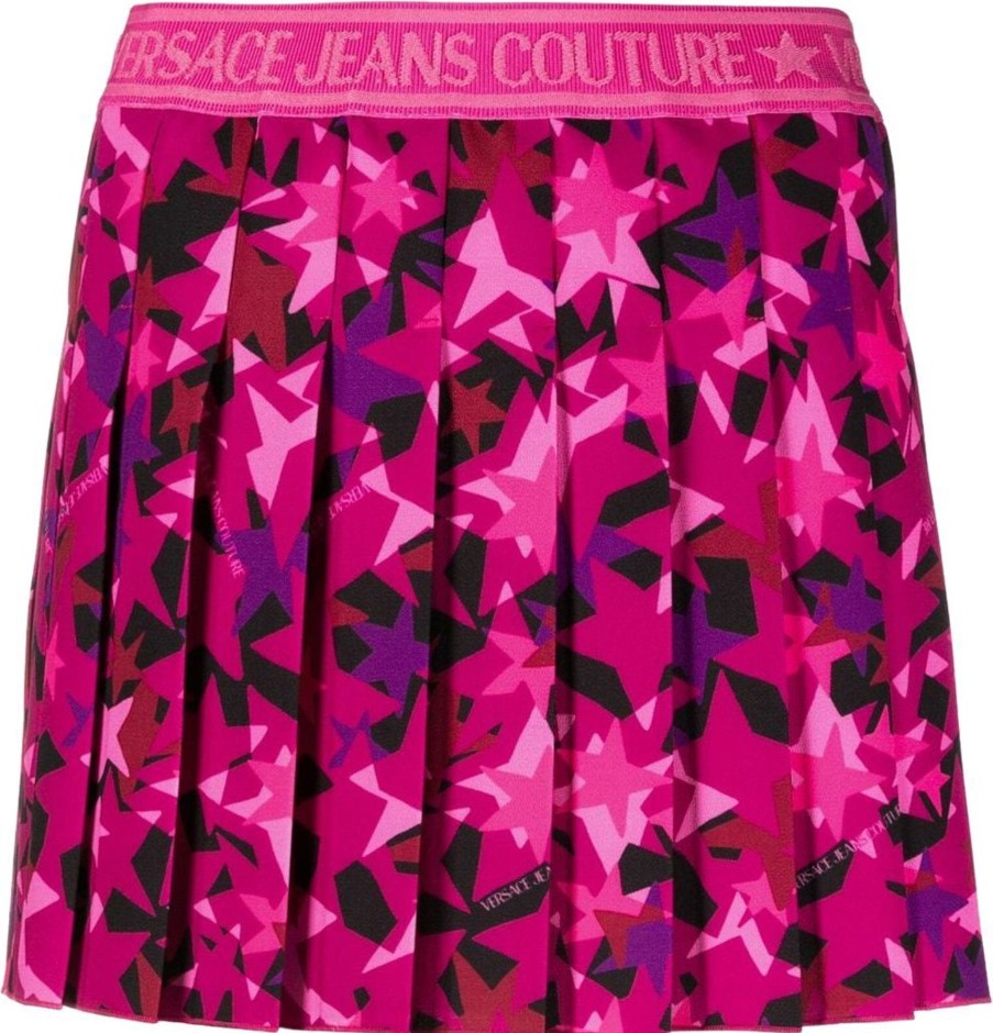 Dames Versace Jeans Couture | Versace Jeans Couture Versace Jeans Couture Skirts Fuchsia Paars