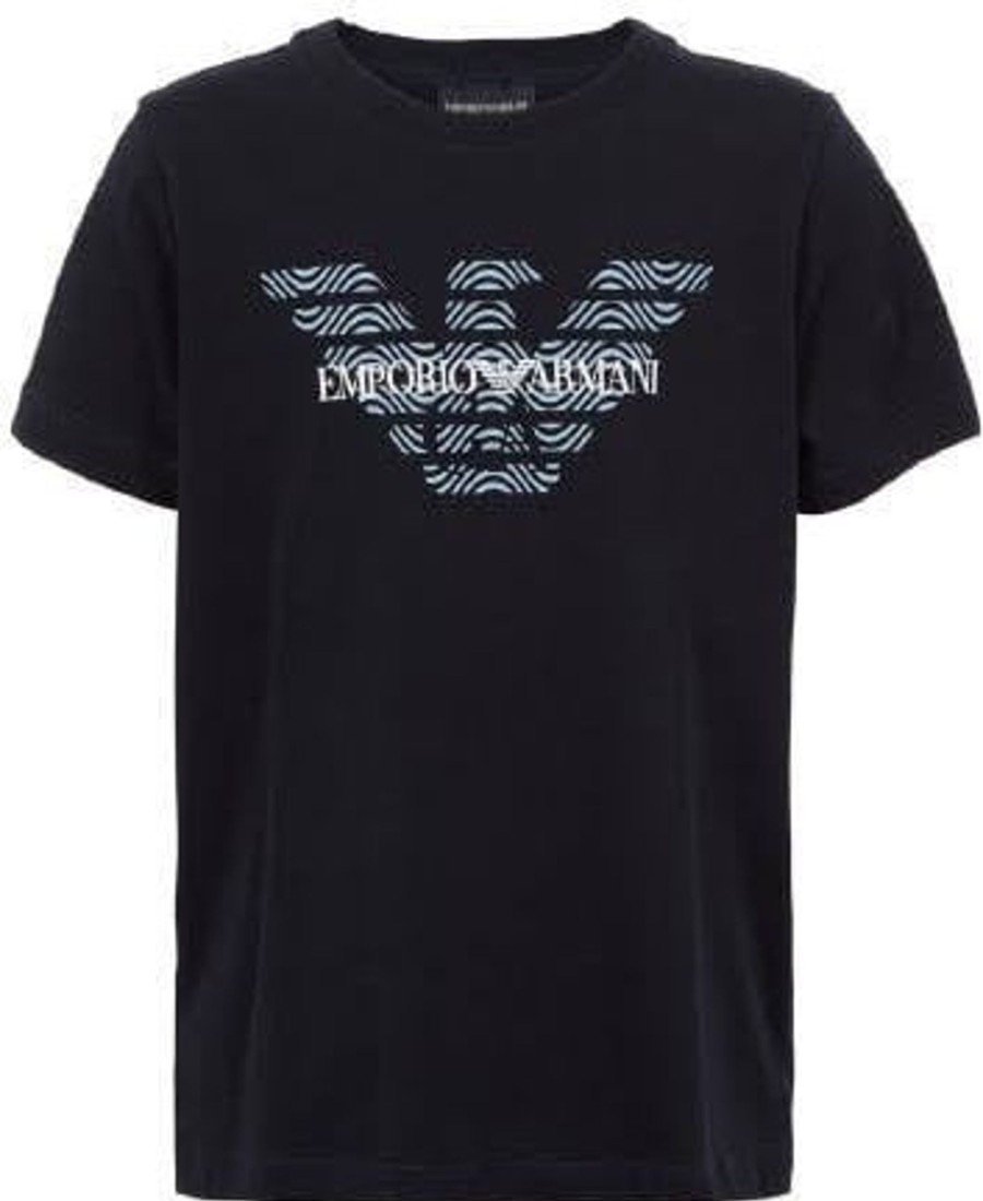 Kids Emporio Armani T-Shirts | Emporio Armani T-Shirt Aquila Male Wit