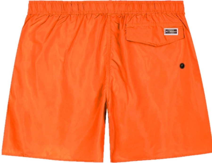 Heren My Brand | My Brand Basic Swim Capsule Zwembroek Heren Oranje Oranje