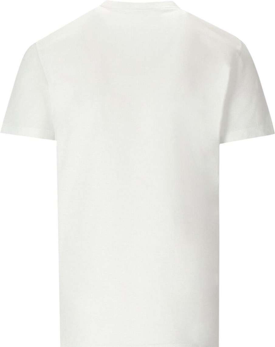 Heren Dsquared2 | Dsquared2 Cool Fit Heart White T-Shirt White Wit