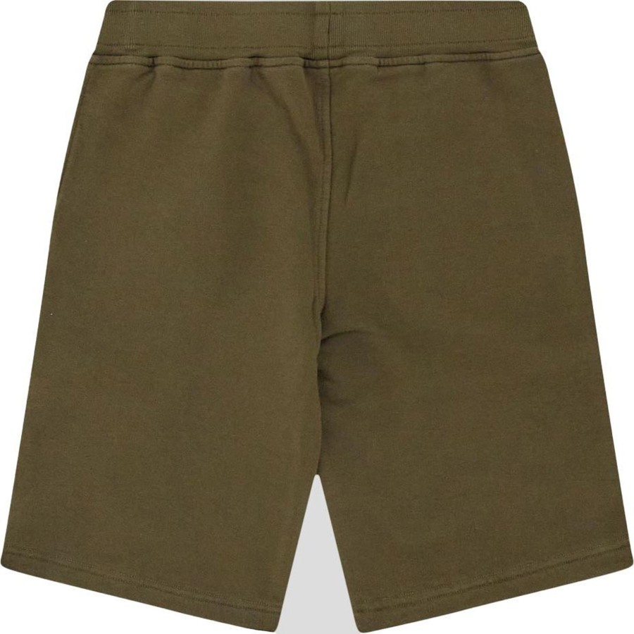 Kids CP Company Shorts | Cp Company Sweat Bermuda Shorts Groen