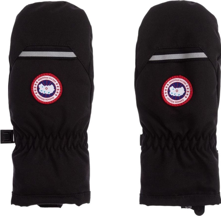 Kids Canada Goose Accessoires | Canada Goose Kids Arctic Down Mitt Zwart