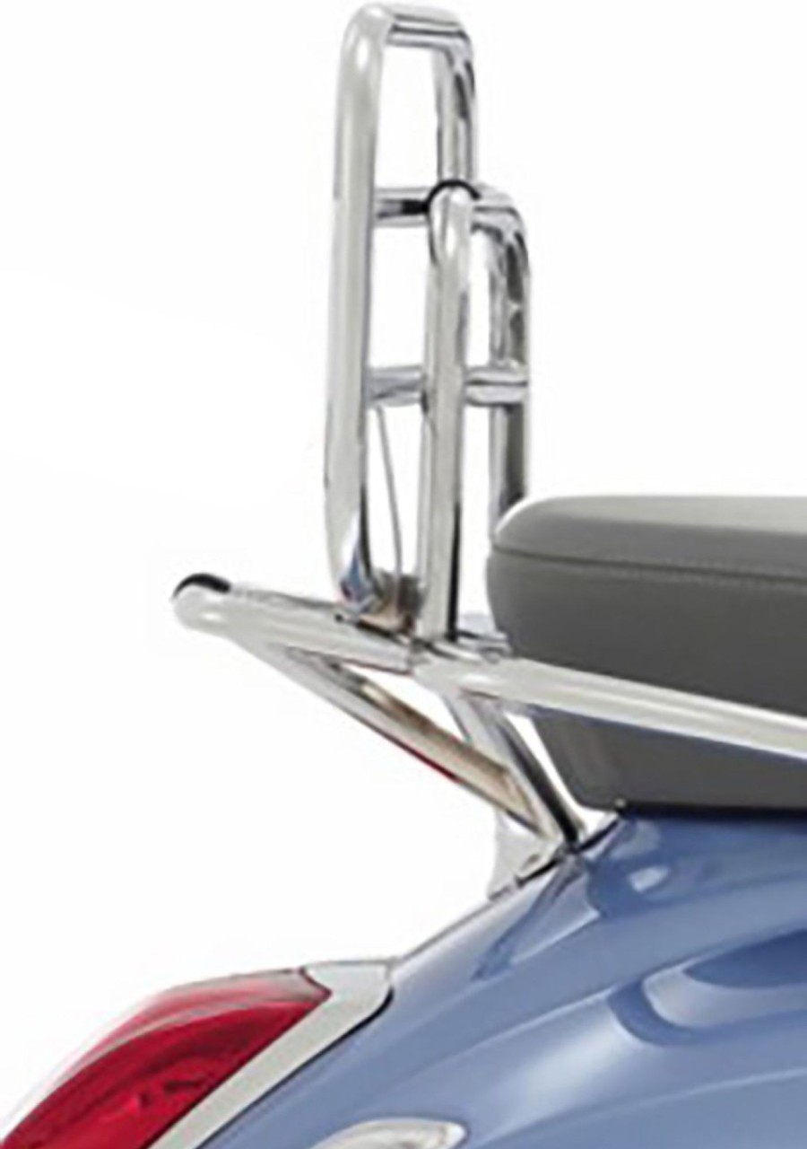 Heren Vespa | Vespa Klapdrager Achterzijde Chrome Metallic