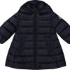 Kids Moncler Tassen | Moncler Moncler Baby Meisjes Jas Navy Blauw