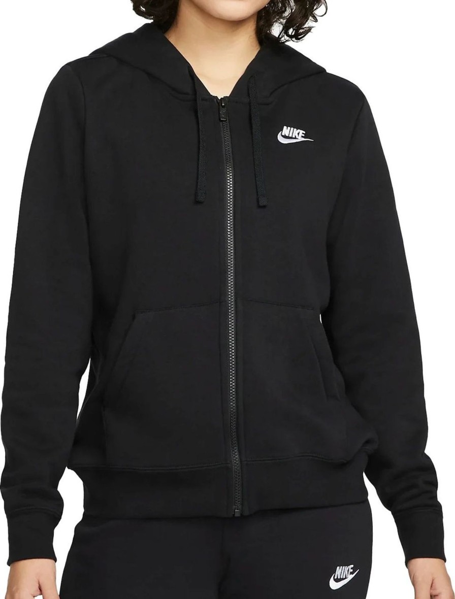 Dames Nike | Nike Sportswear Club Fleece Trainingspak Dames Zwart Zwart