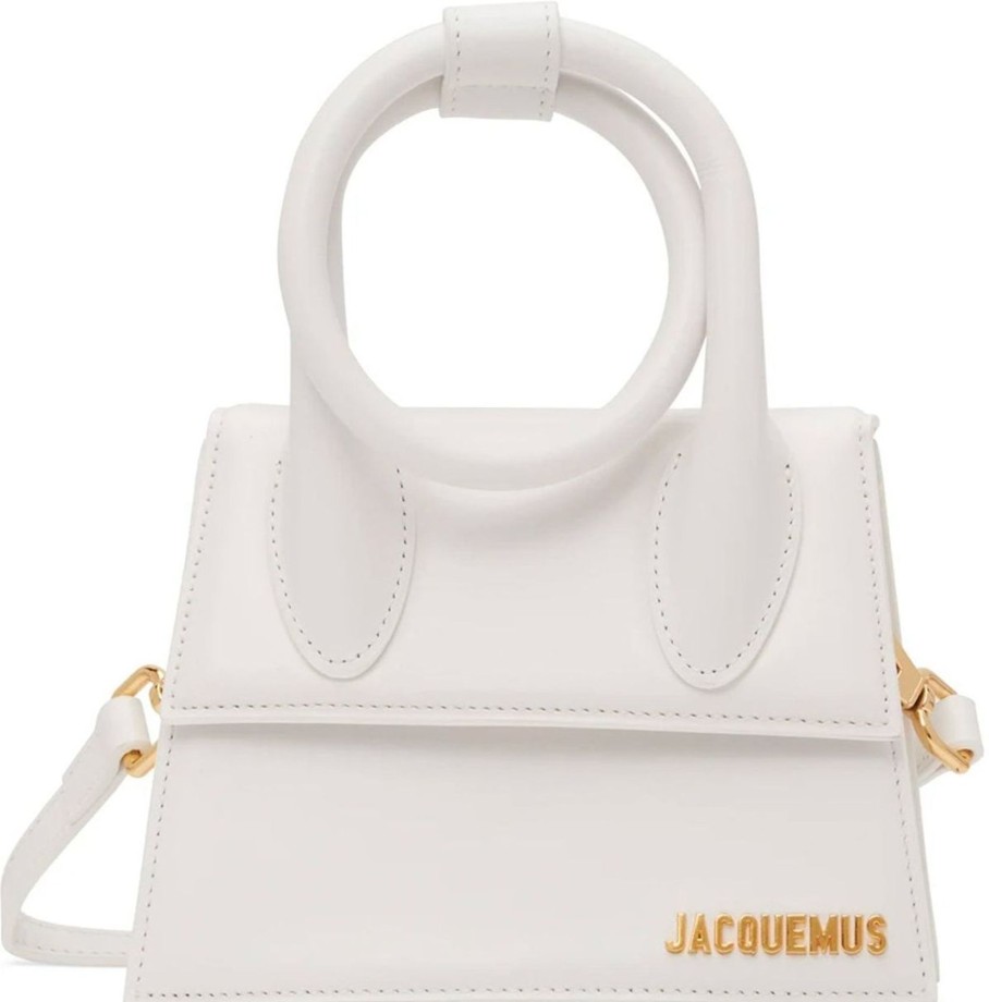 Dames Jacquemus | Jacquemus Jacquemus Le Chiquito Noeud Bag Wit