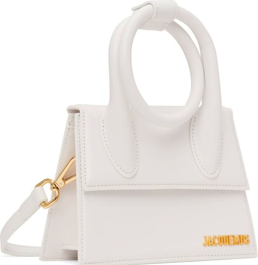 Dames Jacquemus | Jacquemus Jacquemus Le Chiquito Noeud Bag Wit