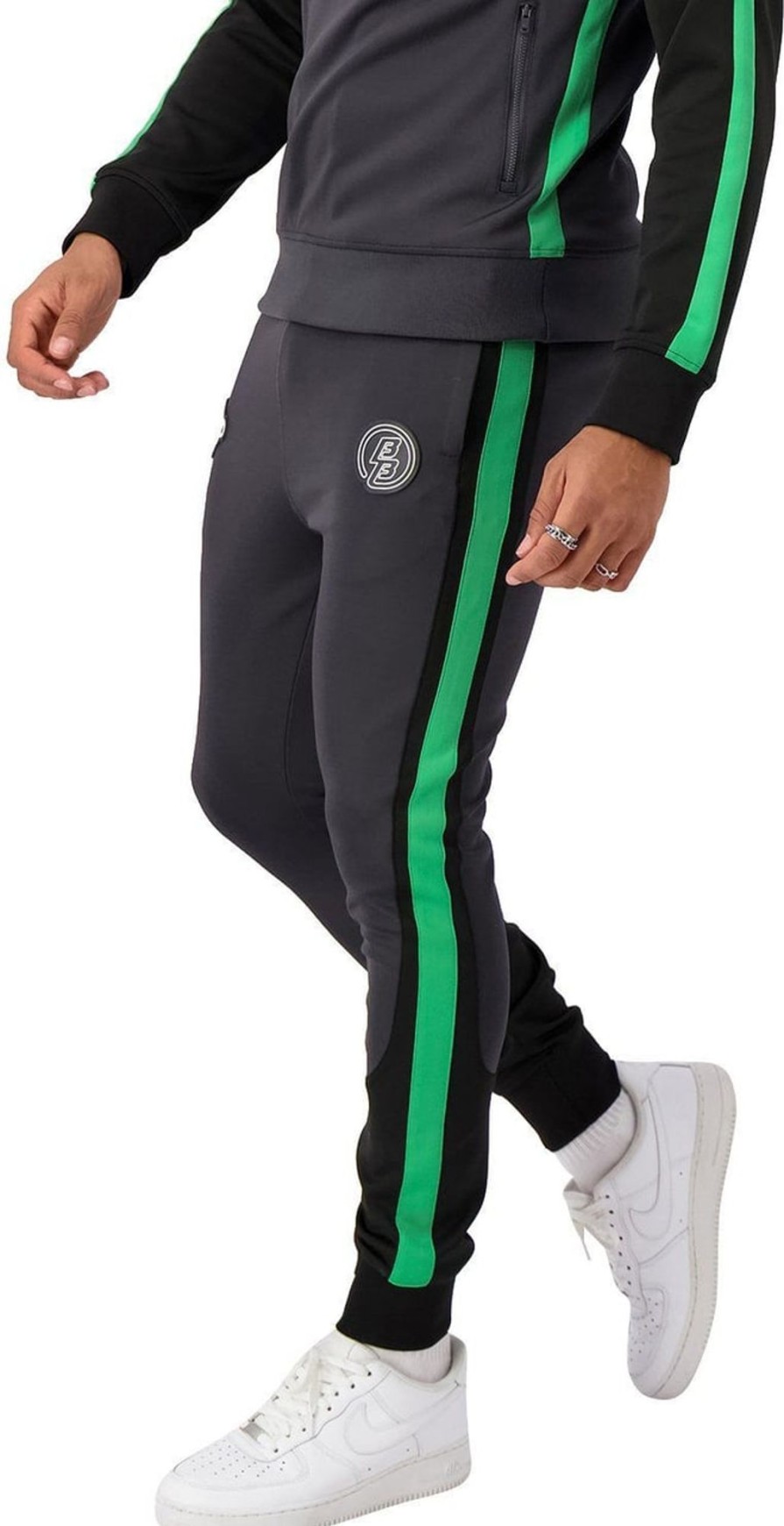 Heren Black Bananas | Black Bananas Rumble Trackpants Grijs