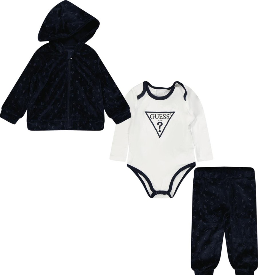 Kids Guess Sets | Guess Guess Baby Unisex Setjes Navy Blauw