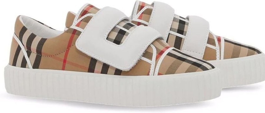 Kids Burberry Schoenen | Burberry K1-Mark Chk Beige Beige