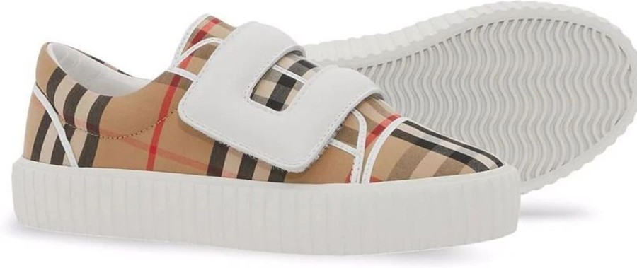 Kids Burberry Schoenen | Burberry K1-Mark Chk Beige Beige