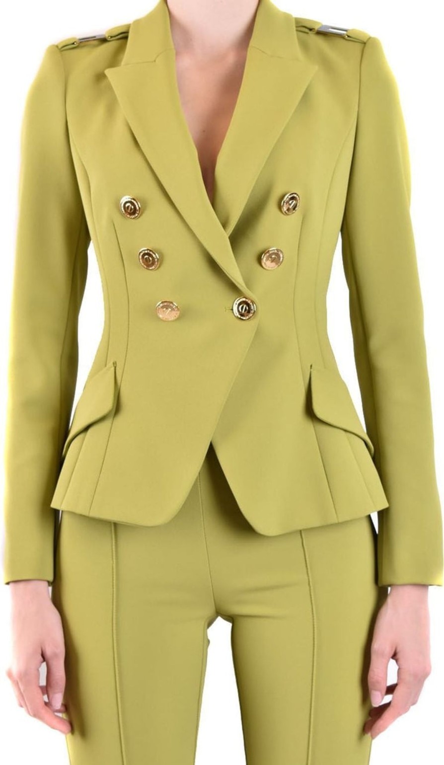 Dames Elisabetta Franchi | Elisabetta Franchi Blazers Green Groen