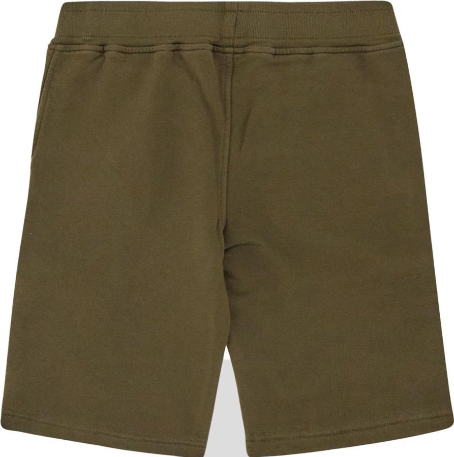 Kids CP Company Shorts | Cp Company Sweat Bermuda Shorts Groen