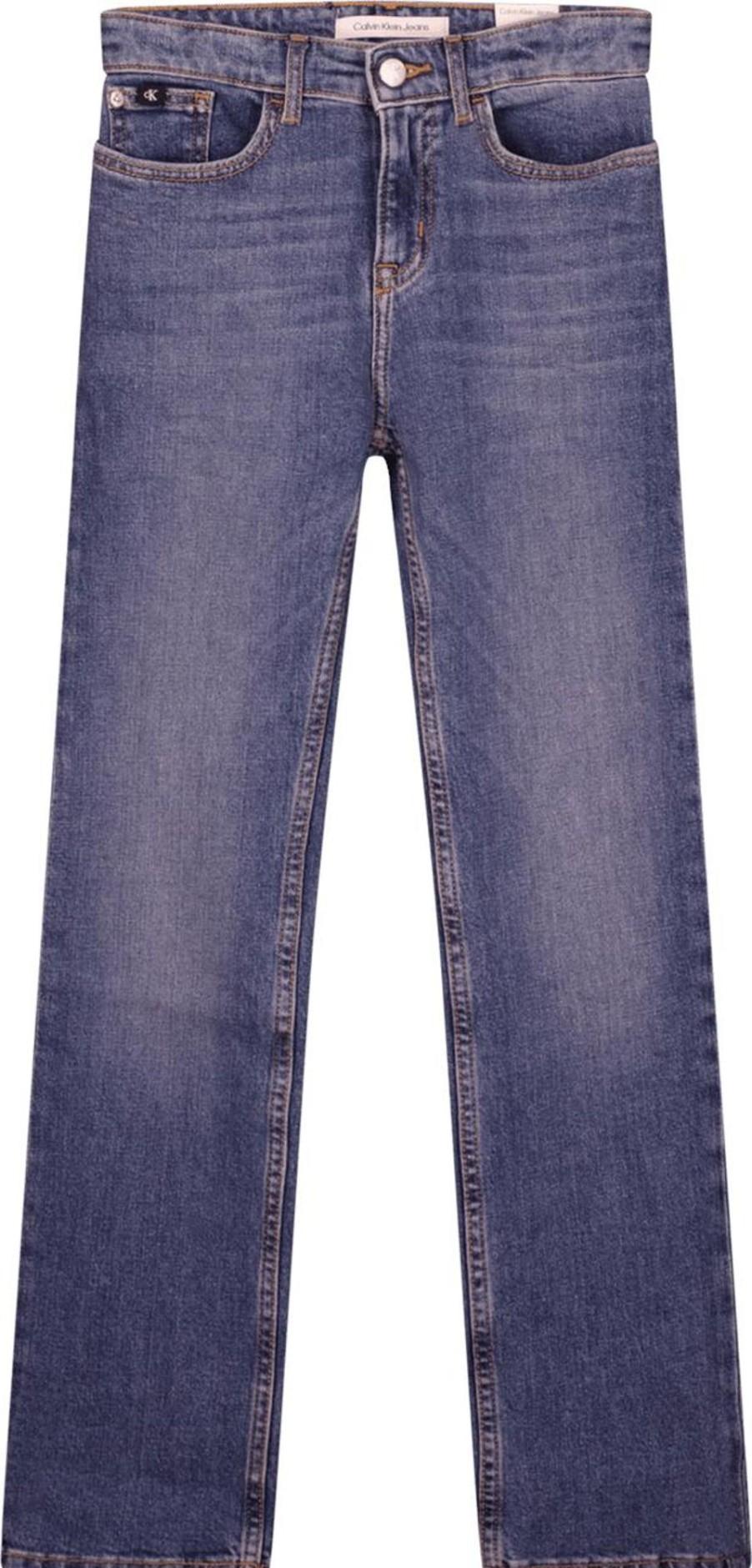 Kids Calvin Klein Jeans | Calvin Klein Calvin Klein Kinder Meisjes Jeans Blauw Blauw