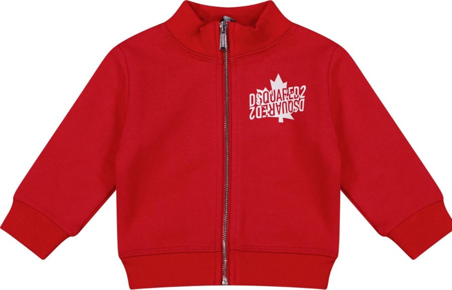 Kids Dsquared2 Vesten | Dsquared2 Dsquared2 Baby Meisjes Vesten Rood Rood