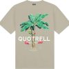 Heren Quotrell | Quotrell Resort T-Shirt | Dark Beige/White Beige