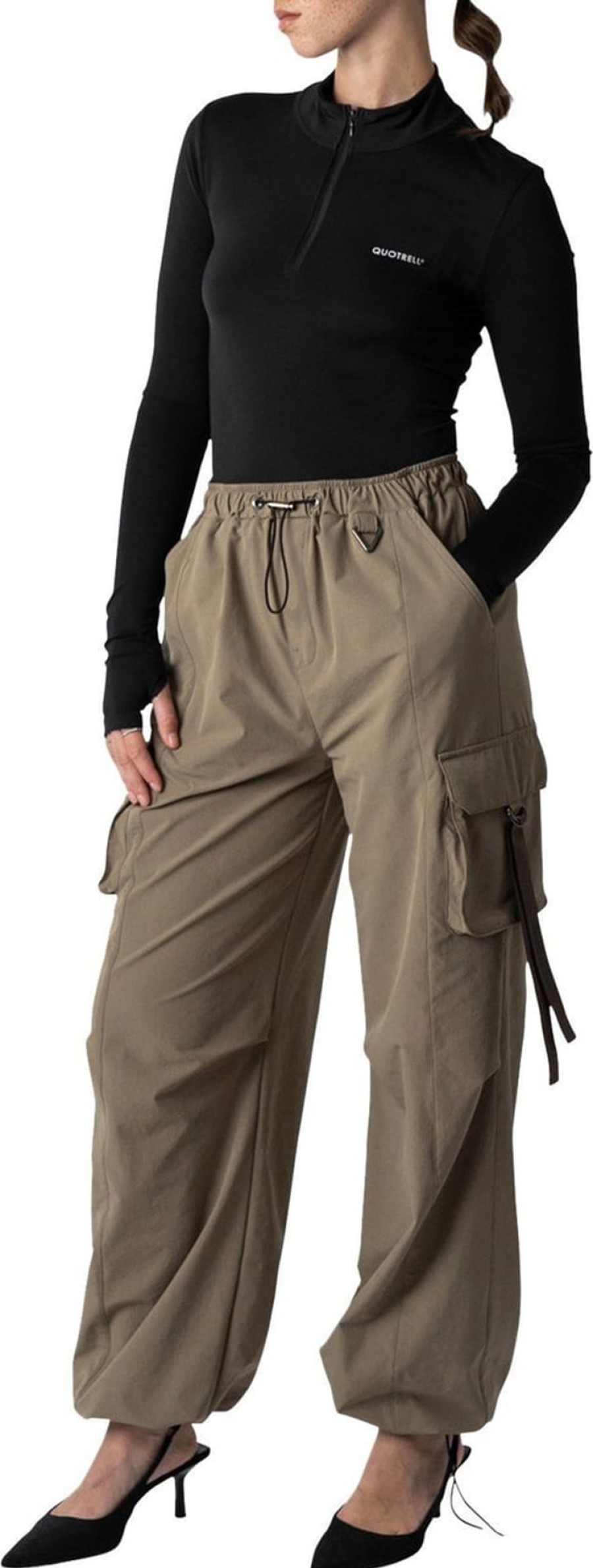 Dames Quotrell | Quotrell Bruna Pants | Taupe Taupe