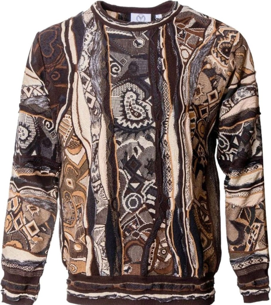 Heren Carlo Colucci | Carlo Colucci Sweater C11705 511 Dierenprint