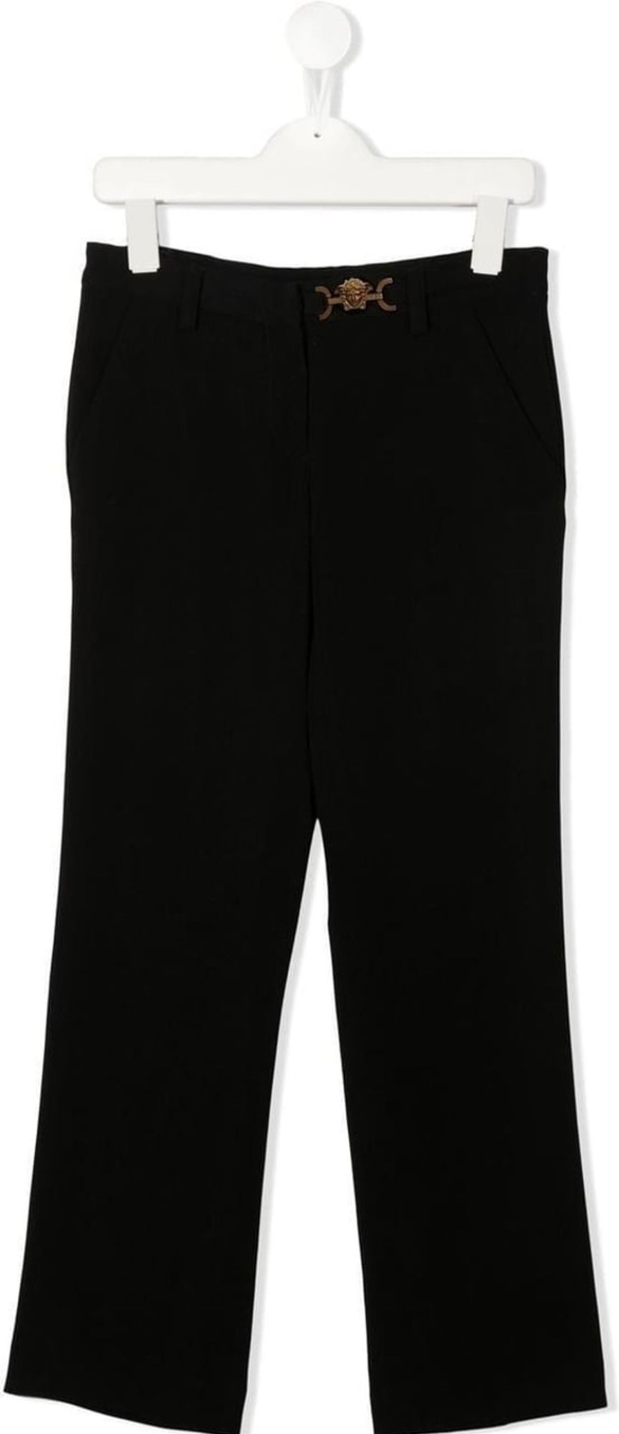 Kids Versace Broeken | Versace Formal Pant Cady Black Zwart