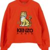 Kids Kenzo Truien | Kenzo Tiger Sweatshirt Oranje