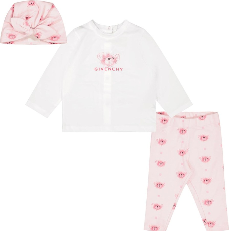 Kids Givenchy Sets | Givenchy Givenchy Baby Meisjes Setjes Licht Roze Roze