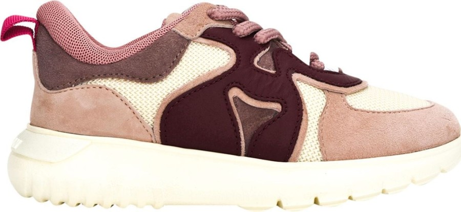 Kids HOGAN Sneakers | Hogan Interactive H365 Sneaker Bordeaux Roze