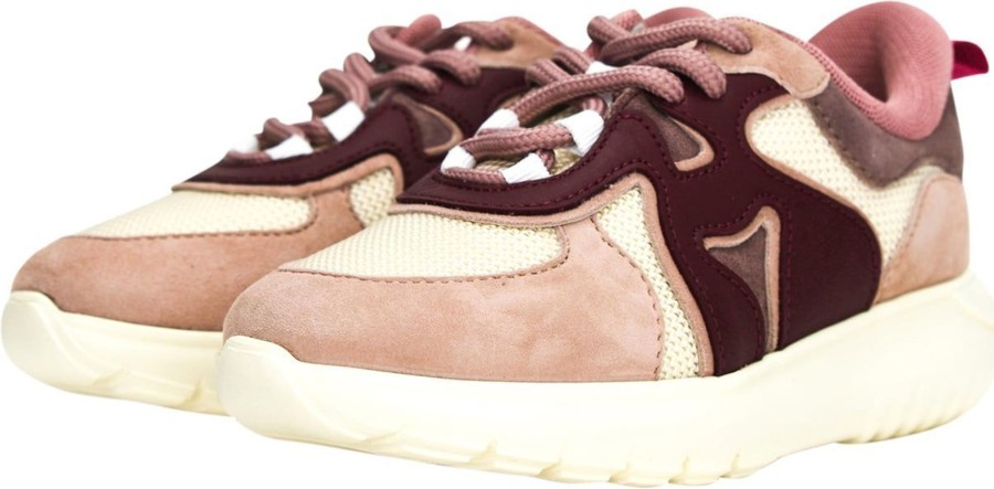 Kids HOGAN Sneakers | Hogan Interactive H365 Sneaker Bordeaux Roze